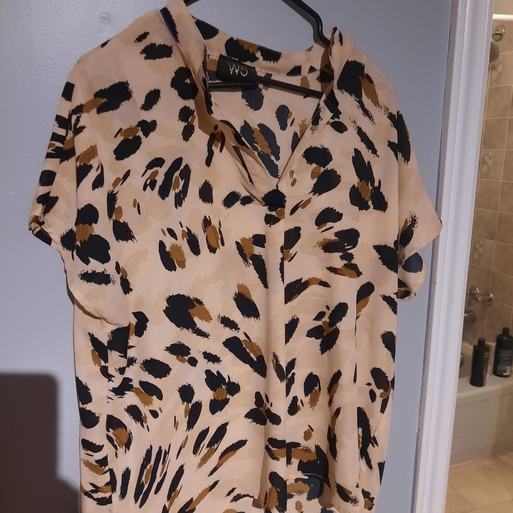 leopard print top